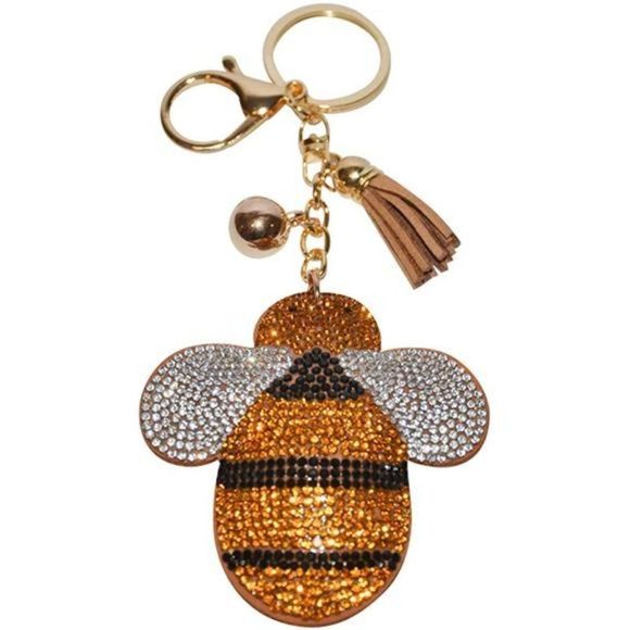 Accessories - Honey Bee Keychain for Women Girls – Crystal Purse Charm – Backpack Charms